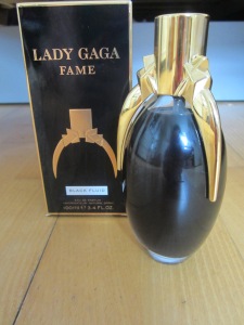 Lady Gaga perfume with packaging